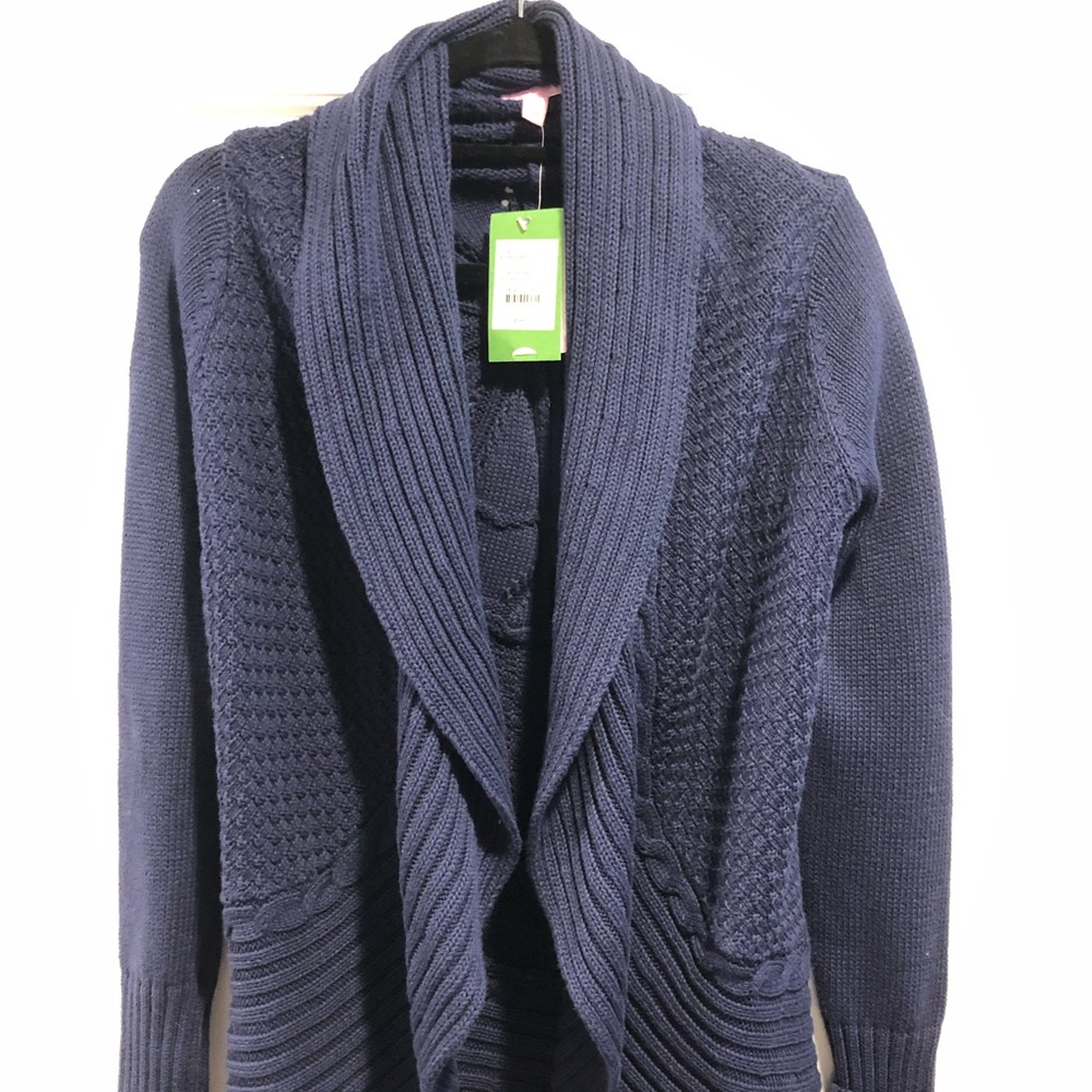 Lilly Pulitzer “Sierra” Cardigan, True Navy NWT